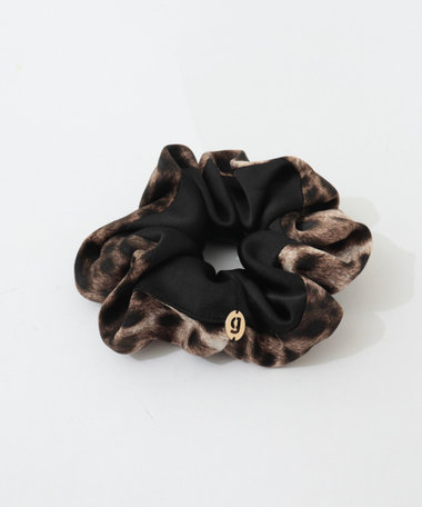 【grâce grace/グラスグラス】レオパードコンビシュシュ