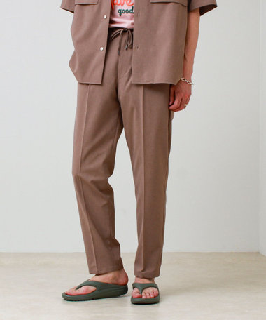 【COOLMAX/セットアップ着用可能/S〜XL展開】ポリトロイージーパンツ