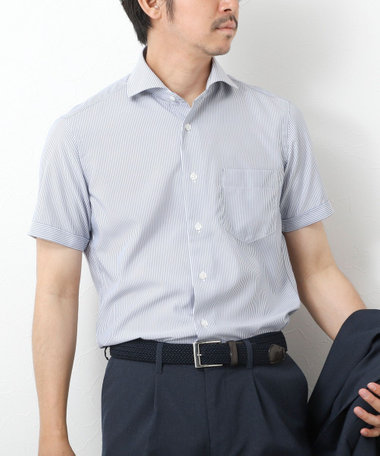 nullus 25ss Seersucker Polo 2way シャツ（KIWI&CO. Lady's