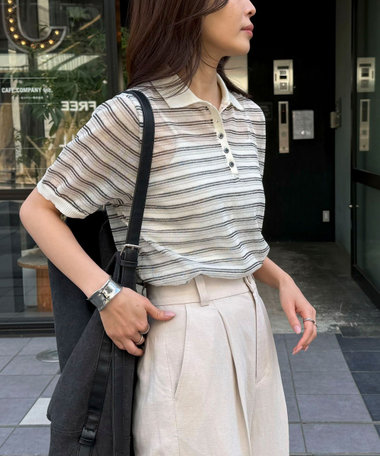 シアーボーダーポロニット