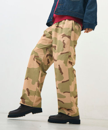 【人気シリーズ/UNISEX/5色展開】GOODNESS イージーパンツ 無地/迷彩