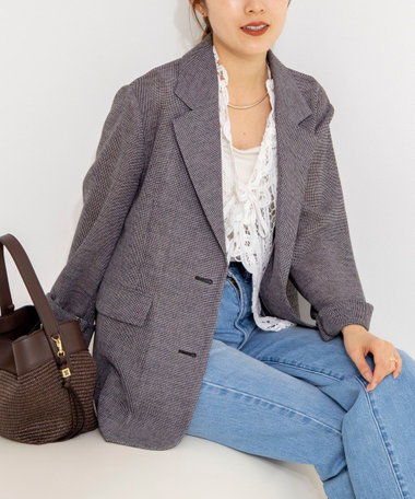 ウォッシャブルカラミオーバージャケット