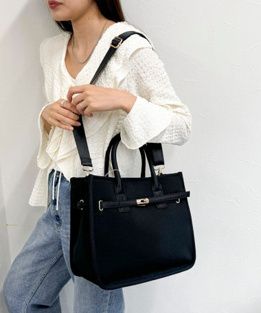 スポンジクロステープショルダートートバック