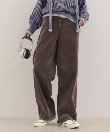 ヴィンテージ加工コーデュロイパンツ