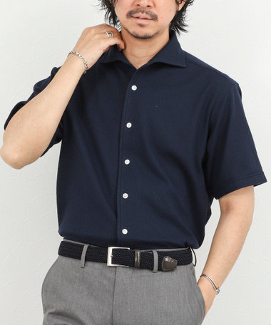 《ビジカジ対応》リンクス イタリアンカラーSS 半袖シャツ26SS