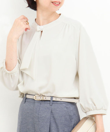 エラスティックカルゼブラウス