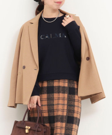 ジョーゼットビジュー刺繍プルオーバーカットソー