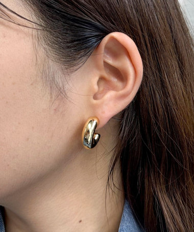 軽量ボリュームCカーブピアス