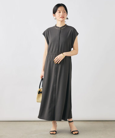 ウォッシャブルジョーゼットワンピース