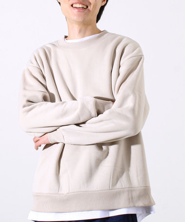 【カルボアシリーズ】UNISEX ワイドクルーネックスウェット
