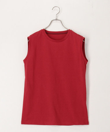 《撥水加工》《吸水速乾》《汗染み防止》USAコットンノースリーブTシャツ