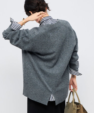 【WEB限定アイテム】2WAY長めVネックカーディガン