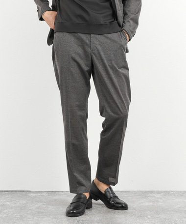 《ビジカジ/セットアップ対応》強撚バスケット イージーパンツ 26SS