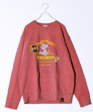［WEB限定 SPECIAL PRICE！］【JUNKSOUL/ジャンクソウル】TOM&JERRY RECORD スウェット