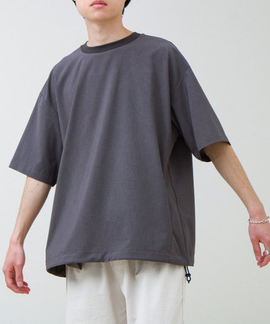 【COOLMAX/セットアップ着用可能】ポリトロプルオーバーTシャツ