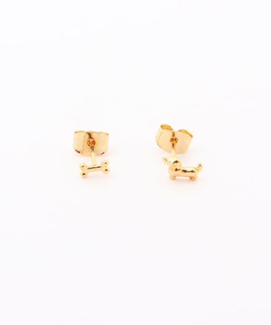 【GIRLS CREW/ガールズクルー】Teeny Tiny Bone Appetit Studs-P