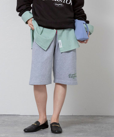 【MAQWEL/マクウェル】《セットアップ対応》ウォッシャブルAgfT HALF-PANTS