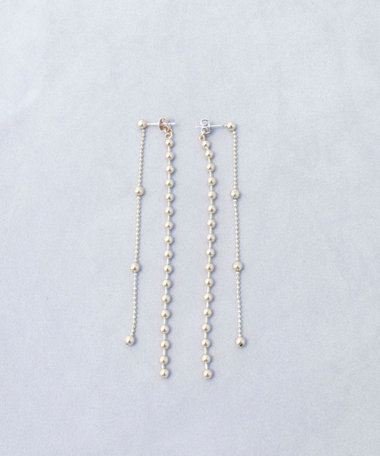 【grâce grace/グラスグラス】スキップボールボールピアス