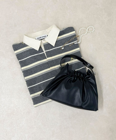 なみさん専用 ギャザー三角ワンハンドルバッグ（5-0121-6-32-108）｜fredy emue