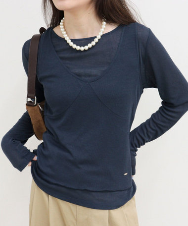 レイヤードタンクセットロンTシャツ