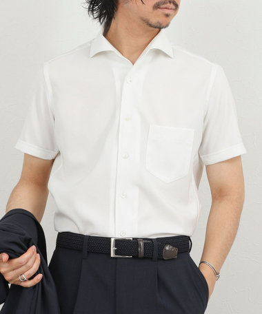 《ビジカジ対応》ノータイシャツ イタリアンカラーSS 26SS