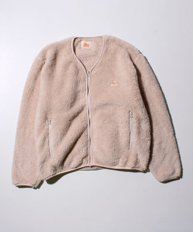 【KELTY×GLOSTER】別注 シャギーフリース ジップカーディガン