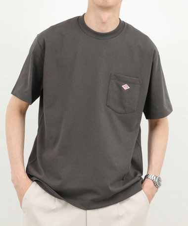 【DANTON/ダントン】POCKET T-SHIRT SOLID 26SS（DT-C0198TCB SOLID）