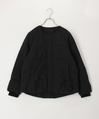 エアリーノーカラーピュアダウンジャケット