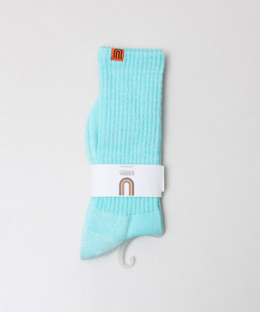 【UNIVERSAL OVERALL】むら糸リブクルーソックス