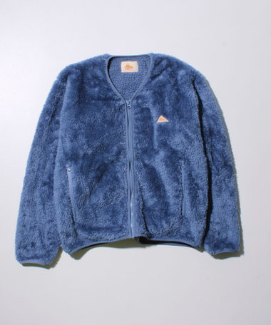 【KELTY×GLOSTER】別注 シャギーフリース ジップカーディガン