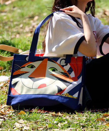 FTL VINTAGE Kelloggs Package print canvas bag