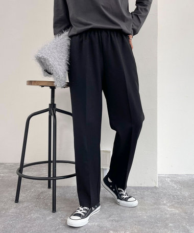 ウールライクセンタープレスパンツ