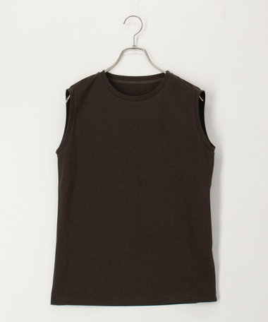 《撥水加工》《吸水速乾》《汗染み防止》USAコットンノースリーブTシャツ