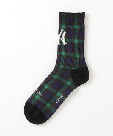 ［WEB限定 SPECIAL PRICE！］【ROSTER SOX/ロスターソックス】MLB CHECK SOCKS ソックス