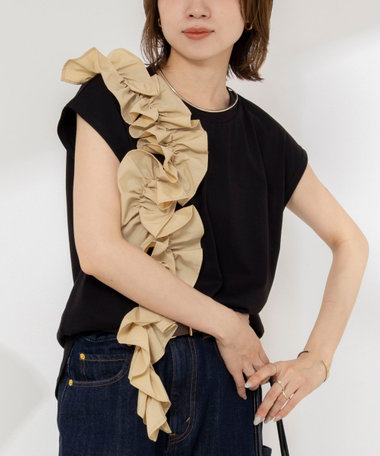【WEB限定】フリルTシャツ
