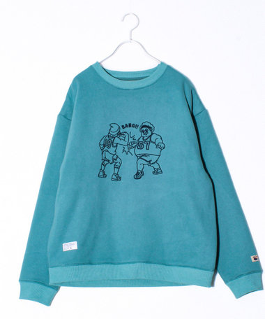 【Duckster/ダックスター】刺繍クルーネックスウェット