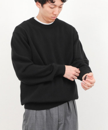 【BATONER/バトナー】INNOCENT CASHMERE CN イノセントカシミヤ クルーネックニット 26AW