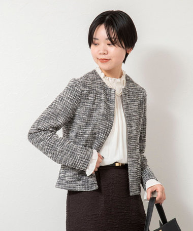 ノーカラージャケット｜ジャケット/アウター｜NOLLEY'S MALL