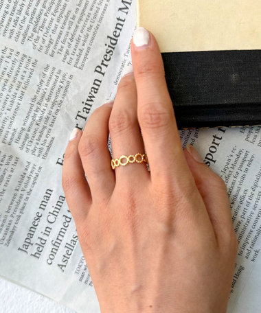 SV925 K16 メッキサークルリング