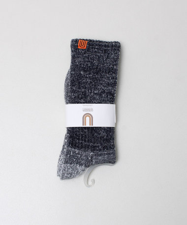 【UNIVERSAL OVERALL】むら糸リブクルーソックス