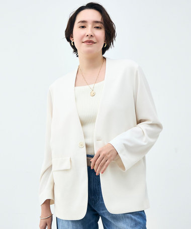 ノーカラージャケット｜ジャケット/アウター｜NOLLEY'S MALL