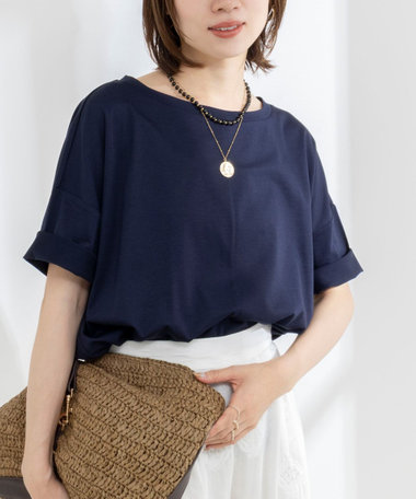【WEB限定】ウォッシャブルリヨセル綿オトナT