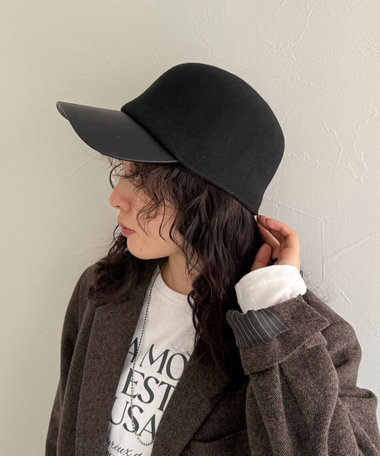 auralee メルトンキャップ AURALEE MERINO MOUTON CAP | Less Higashikawa
