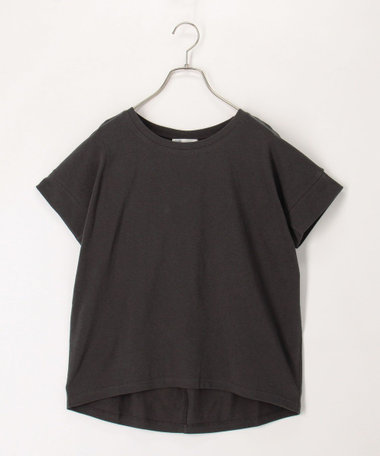ドライタッチ天竺袖口ダブルTee