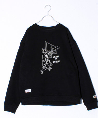 【Duckster/ダックスター】刺繍クルーネックスウェット