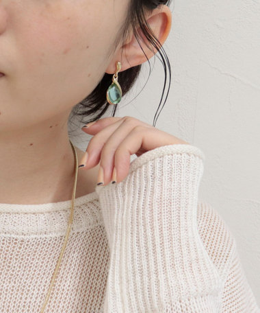 クリアドロップスイングピアス