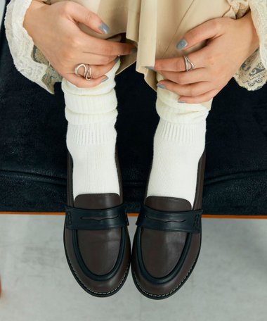 ソールステッチローファー