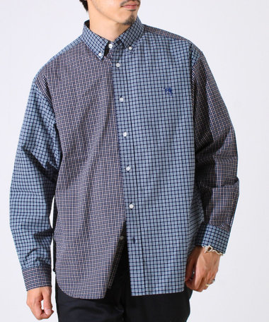 【BOY刺繍】クレイジーパターン ボタンダウンシャツ