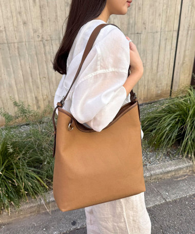 ［FREDY＆GLOSTER限定 TIME SALE！］異素材コンビワンハンドルバッグ