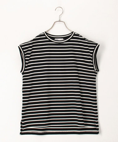 ［WEB限定 SPECIAL SALE！］ベア天ボーダーフレンチTシャツ